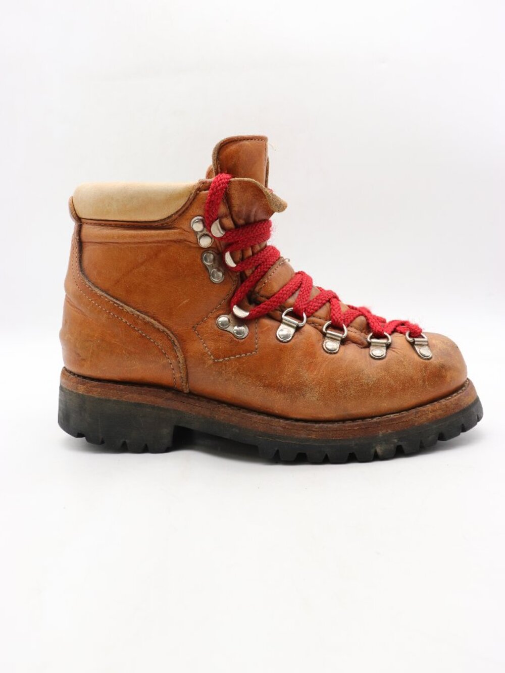 Vintage Unbranded Hiking Men's Size 6 D Mountaineer Boot Brown Leather USA